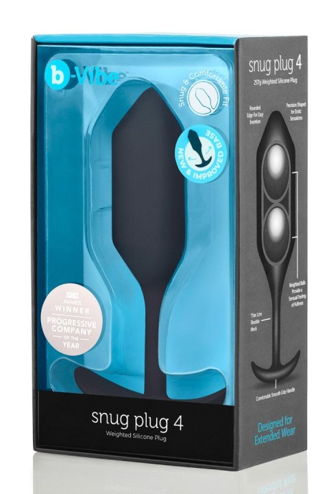 B-VIBE SNUG PLUG 4 BLACK B-VIBE SNUG PLUG 4 BLACK