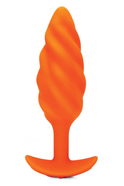 B-VIBE SWIRL TEXTURE PLUG ORANGE B-VIBE SWIRL TEXTURE PLUG ORANGE