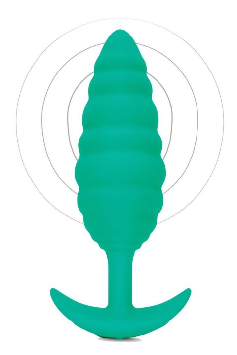B-VIBE TWIST TEXTURE PLUG GREEN B-VIBE TWIST TEXTURE PLUG GREEN