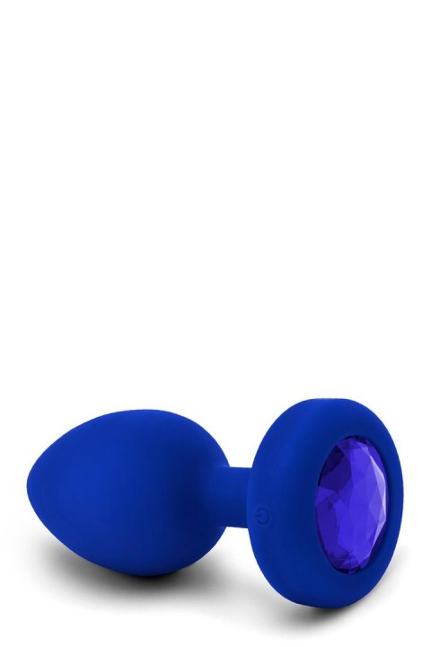 B-VIBE VIBRATING JEWEL PLUG L/XL NAVY B-VIBE VIBRATING JEWEL PLUG L/XL NAVY