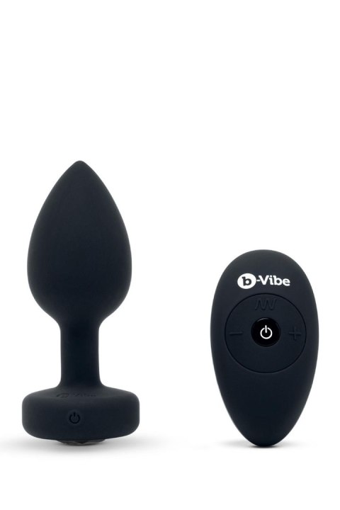 B-VIBE VIBRATING JEWEL PLUG M/L BLACK B-VIBE VIBRATING JEWEL PLUG M/L BLACK