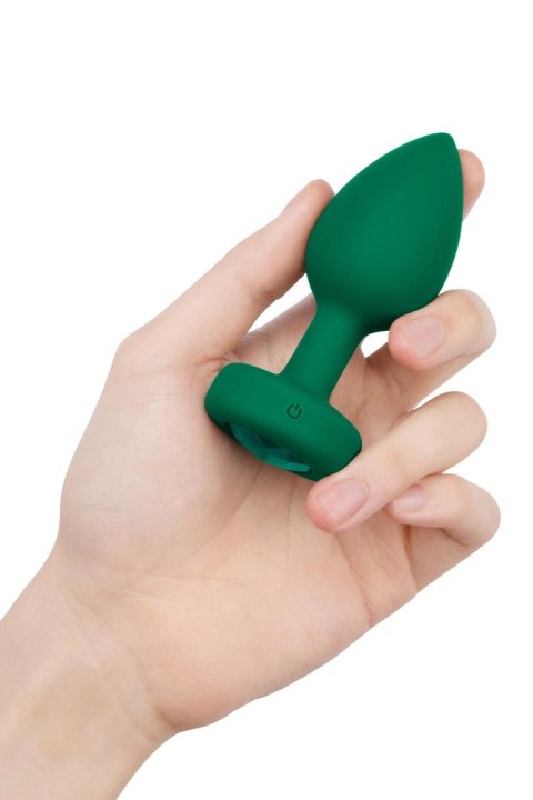 B-VIBE VIBRATING JEWEL PLUG M/L EMERALD GREEN B-VIBE VIBRATING JEWEL PLUG M/L EMERALD GREEN