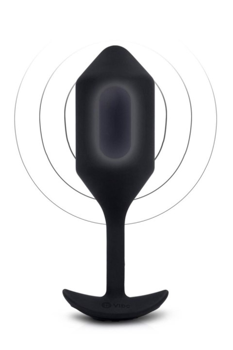 B-VIBE VIBRATING SNUG PLUG 4 BLACK B-VIBE VIBRATING SNUG PLUG 4 BLACK