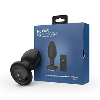 Nexus Korek Analny Tornado Butt Plug Medium Black Nexus Korek Analny Tornado Butt Plug Medium Black