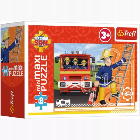 Puzzle 20 miniMAXI Strażak Sam 20 elementów 3+ Trefl 21113 Puzzle 20 miniMAXI Strażak Sam 20 elementów 3+ Trefl 21113
