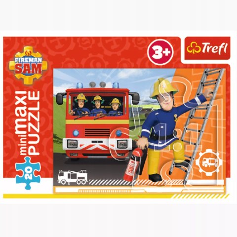 Puzzle 20 miniMAXI Strażak Sam 20 elementów 3+ Trefl 21113 Puzzle 20 miniMAXI Strażak Sam 20 elementów 3+ Trefl 21113