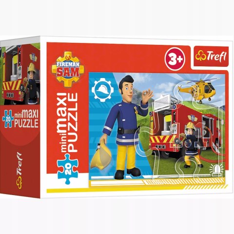 Puzzle 20 miniMAXI Strażak Sam 20 elementów akcja ratunkowa 3+ Trefl 21115 Puzzle 20 miniMAXI Strażak Sam 20 elementów akcja ratunkowa 3+ Trefl 21115