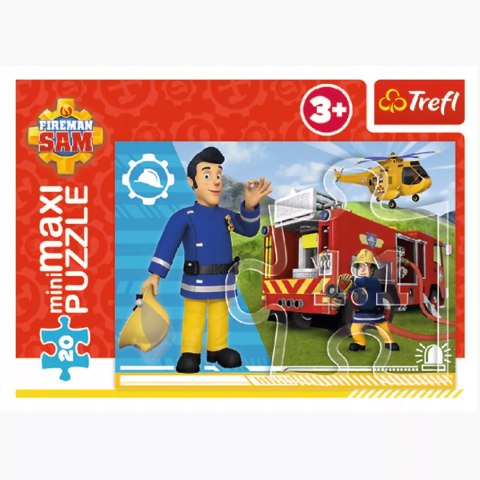 Puzzle 20 miniMAXI Strażak Sam 20 elementów akcja ratunkowa 3+ Trefl 21115 Puzzle 20 miniMAXI Strażak Sam 20 elementów akcja ratunkowa 3+ Trefl 21115