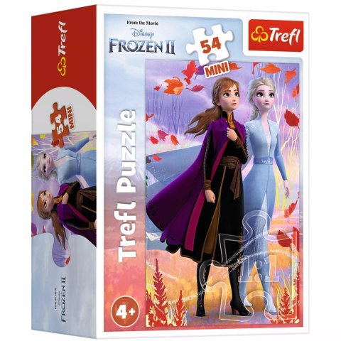 Puzzle 54 mini Frozen Kraina Lodu Anna Elsa 54 elementy Trefl 19639 Puzzle 54 mini Frozen Kraina Lodu Anna Elsa 54 elementy Trefl 19639