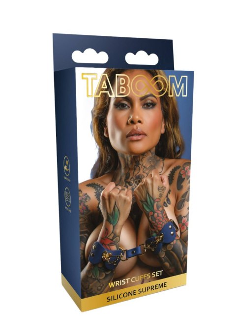 Taboom kajdanki na nadgarstki Silicone Wrist Cuff Set Taboom kajdanki na nadgarstki Silicone Wrist Cuff Set