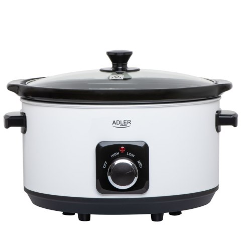 Adler AD 6413r Slow cooker, 5.8L, White Adler Adler AD 6413r Slow cooker, 5.8L, White Adler