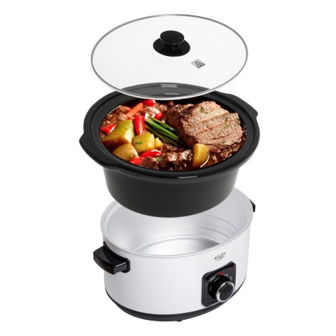 Adler AD 6413r Slow cooker, 5.8L, White Adler Adler AD 6413r Slow cooker, 5.8L, White Adler
