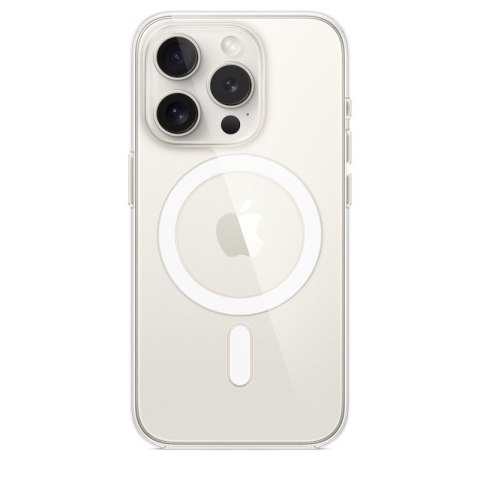 Apple | Przezroczyste etui z MagSafe | Etui z MagSafe | Apple | iPhone 15 Pro | Poliwęglan | Przezroczyste Apple | Przezroczyste etui z MagSafe | Etui z MagSafe | Apple | iPhone 15 Pro | Poliwęglan | Przezroczyste