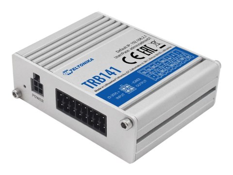 Bramka LTE: Brak WiFi, 4G, wejścia/wyjścia, Micro USB | Brama LTE | TRB141 | Brak Wi-Fi | Porty Ethernet LAN (RJ-45) 0 | Obsługa Bramka LTE: Brak WiFi, 4G, wejścia/wyjścia, Micro USB | Brama LTE | TRB141 | Brak Wi-Fi | Porty Ethernet LAN (RJ-45) 0 | Obsługa