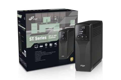 Fortron | UPS i stabilizator AVR | ST 850 | 850 VA | 510 W | 220-240 V Fortron | UPS i stabilizator AVR | ST 850 | 850 VA | 510 W | 220-240 V
