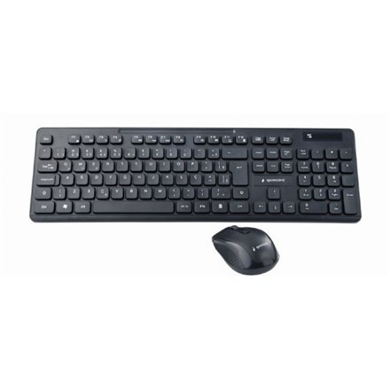 Gembird | Black | Wireless desktop set | KBS-WCH-03 | Keyboard and Mouse Set | Wireless | Mouse included | US | Black | US | 380 Gembird | Black | Wireless desktop set | KBS-WCH-03 | Keyboard and Mouse Set | Wireless | Mouse included | US | Black | US | 380