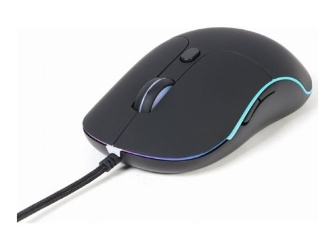 Gembird | Podświetlana Duża Myszka | MUS-UL-02 | Przewodowa | USB | Czarna Gembird | Podświetlana Duża Myszka | MUS-UL-02 | Przewodowa | USB | Czarna