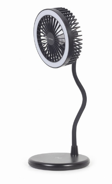 Gembird | TA-WPC10-LEDFAN-01 Wentylator biurkowy z lampą i ładowarką bezprzewodową | N/A | Telefon lub tablet z wbudowanym ładow Gembird | TA-WPC10-LEDFAN-01 Wentylator biurkowy z lampą i ładowarką bezprzewodową | N/A | Telefon lub tablet z wbudowanym ładow