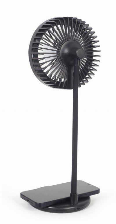 Gembird | TA-WPC10-LEDFAN-01 Wentylator biurkowy z lampą i ładowarką bezprzewodową | N/A | Telefon lub tablet z wbudowanym ładow Gembird | TA-WPC10-LEDFAN-01 Wentylator biurkowy z lampą i ładowarką bezprzewodową | N/A | Telefon lub tablet z wbudowanym ładow