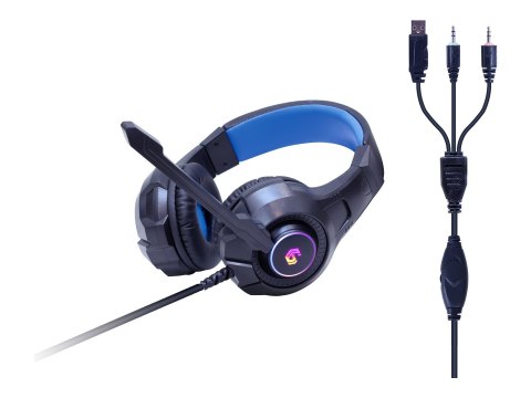 Gembird | Zestaw Gamingowy z Podświetleniem "Ghost" 4 w 1 | GGS-UMGL4-02 | Zestaw Gamingowy | Przewodowy | US | USB Gembird | Zestaw Gamingowy z Podświetleniem "Ghost" 4 w 1 | GGS-UMGL4-02 | Zestaw Gamingowy | Przewodowy | US | USB