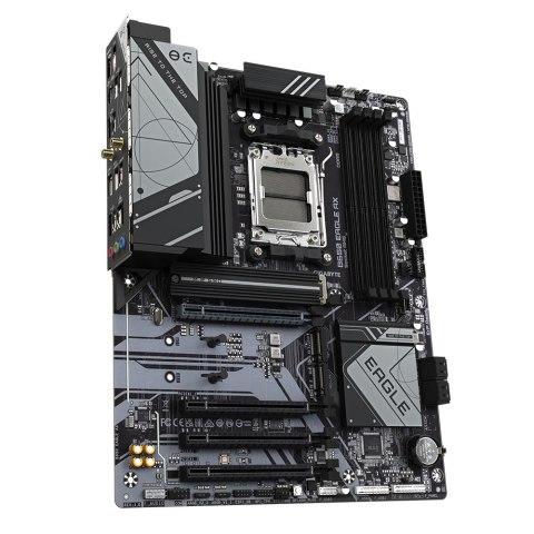 Gigabyte | B650 EAGLE AX | Procesor AMD AM5 | DDR5 | M.2, SATA | 4 Złącza SATA Gigabyte | B650 EAGLE AX | Procesor AMD AM5 | DDR5 | M.2, SATA | 4 Złącza SATA