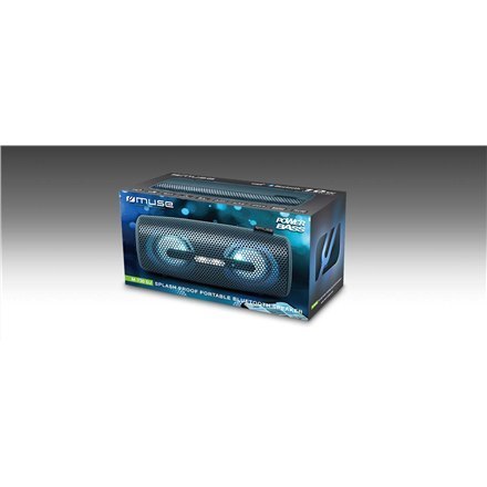 Głośnik Muse M-730 DJ, bezprzewodowy, Bluetooth, czarny Muse | M-730 DJ | 2x5W W | Bluetooth | Niebieski | NFC | Połączenie bezp Głośnik Muse M-730 DJ, bezprzewodowy, Bluetooth, czarny Muse | M-730 DJ | 2x5W W | Bluetooth | Niebieski | NFC | Połączenie bezp