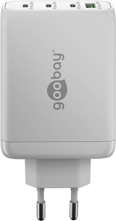 Goobay 65556 USB-C PD Multiport Quick Charger (100 W), White Goobay Goobay 65556 USB-C PD Multiport Quick Charger (100 W), White Goobay