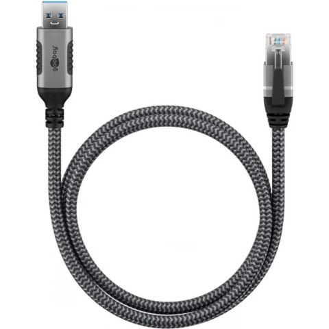 Goobay 70299 USB-A 3.0 to RJ45 Ethernet Cable, 1 m Goobay 70299 USB-A 3.0 to RJ45 Ethernet Cable, 1 m