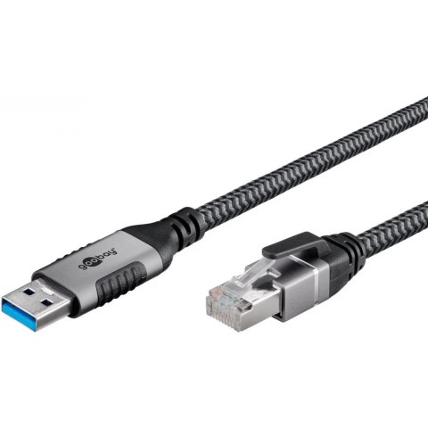 Goobay 70299 USB-A 3.0 to RJ45 Ethernet Cable, 1 m Goobay 70299 USB-A 3.0 to RJ45 Ethernet Cable, 1 m