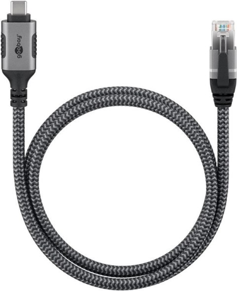 Goobay 70696 USB-A 3.1 to RJ45 Ethernet Cable, 1 m Goobay 70696 USB-A 3.1 to RJ45 Ethernet Cable, 1 m
