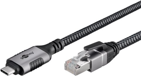Goobay 70696 USB-A 3.1 to RJ45 Ethernet Cable, 1 m Goobay 70696 USB-A 3.1 to RJ45 Ethernet Cable, 1 m