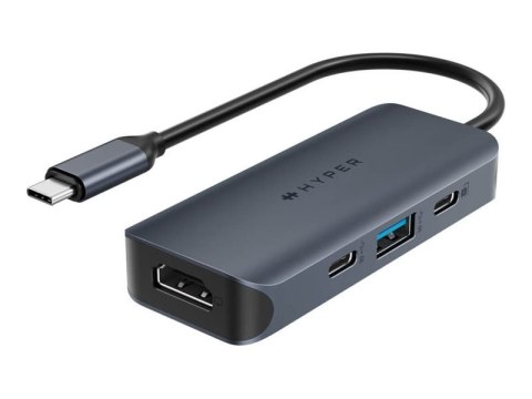 Hyper HyperDrive EcoSmart Gen.2 Universal USB-C 4-in-1 Hub w 100 W PD Power Pass-thru Hyper HyperDrive EcoSmart Gen.2 Universal USB-C 4-in-1 Hub w 100 W PD Power Pass-thru