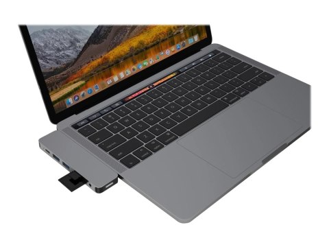 Hyper HyperDrive USB-C 7-in-1 Laptop Form-Fit Hub - Space Grey Hyper HyperDrive USB-C 7-in-1 Laptop Form-Fit Hub - Space Grey