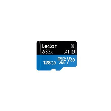 Lexar | High-Performance 633x | UHS-I | 128 GB | micro SDXC Lexar | High-Performance 633x | UHS-I | 128 GB | micro SDXC