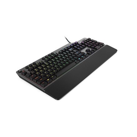Lenovo | Żelaznoszara górna pokrywa i czarny korpus | Legion K500 RGB | Mechaniczna klawiatura do gier | Przewodowa | USA | Żela Lenovo | Żelaznoszara górna pokrywa i czarny korpus | Legion K500 RGB | Mechaniczna klawiatura do gier | Przewodowa | USA | Żela