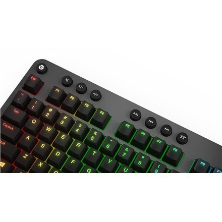Lenovo | Żelaznoszara górna pokrywa i czarny korpus | Legion K500 RGB | Mechaniczna klawiatura do gier | Przewodowa | USA | Żela Lenovo | Żelaznoszara górna pokrywa i czarny korpus | Legion K500 RGB | Mechaniczna klawiatura do gier | Przewodowa | USA | Żela