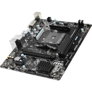 MSI | A320M-A PRO | Processor family AMD | Processor socket AM4 | DDR4 | Memory slots 2 | Supported hard disk drive interfaces S
