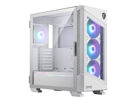 MSI MPG VELOX 100R White Obudowa PC, Mid-Tower, USB 3.2, wyjście audio, wejście mikrofonowe | MSI MSI MPG VELOX 100R White Obudowa PC, Mid-Tower, USB 3.2, wyjście audio, wejście mikrofonowe | MSI