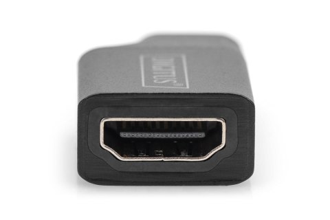 Męski przewód USB-C na żeńskie HDMI, 24-pinowy czarny Digitus, typ A. Męski przewód USB-C na żeńskie HDMI, 24-pinowy czarny Digitus, typ A.