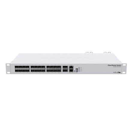 MikroTik Cloud Router Switch 326-24S+2Q+RM with RouterOS L5, 1U rackmount Enclosure MikroTik MikroTik Cloud Router Switch 326-24S+2Q+RM with RouterOS L5, 1U rackmount Enclosure MikroTik