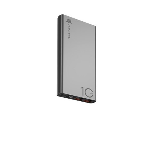 Navitel | Przenośna ładowarka | PWR10 AL SILVER | USB-A, USB-C | Litowo-jonowa Navitel | Przenośna ładowarka | PWR10 AL SILVER | USB-A, USB-C | Litowo-jonowa