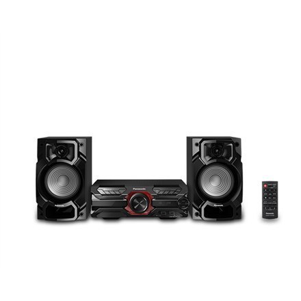 Panasonic | SC-AKX320E-K | Stereo System | AUX in | Bluetooth | CD player | FM radio | Wireless connection Panasonic | SC-AKX320E-K | Stereo System | AUX in | Bluetooth | CD player | FM radio | Wireless connection