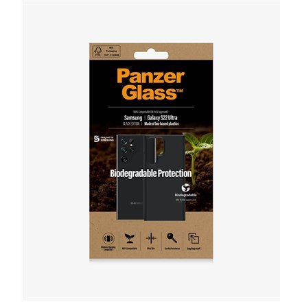 PanzerGlass | Back cover for mobile phone | Samsung Galaxy S22 Ultra | Black PanzerGlass | Back cover for mobile phone | Samsung Galaxy S22 Ultra | Black