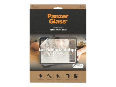 PanzerGlass | Graphicpaper | Ochraniacz ekranu | iPad 10.9" (2022) | Przezroczysty PanzerGlass | Graphicpaper | Ochraniacz ekranu | iPad 10.9" (2022) | Przezroczysty