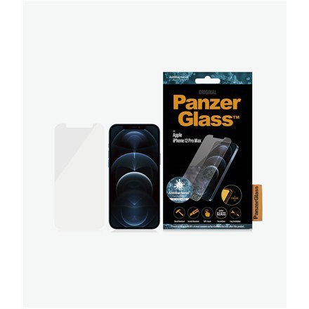 PanzerGlass | Screen protector - glass | Apple iPhone 12 Pro Max | Tempered glass | Transparent PanzerGlass | Screen protector - glass | Apple iPhone 12 Pro Max | Tempered glass | Transparent
