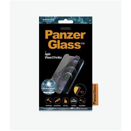 PanzerGlass | Screen protector - glass | Apple iPhone 12 Pro Max | Tempered glass | Transparent PanzerGlass | Screen protector - glass | Apple iPhone 12 Pro Max | Tempered glass | Transparent