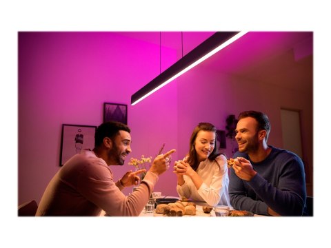Philips Hue | Lampa wisząca Ensis czarna 79W 24V | 79 W | Biały i Colour Ambiance 2000-6500K Philips Hue | Lampa wisząca Ensis czarna 79W 24V | 79 W | Biały i Colour Ambiance 2000-6500K