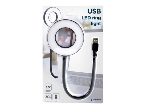 Pierścień oświetlający USB Gembird NL-LEDRING-01 | Biały 6500K | N/A Pierścień oświetlający USB Gembird NL-LEDRING-01 | Biały 6500K | N/A