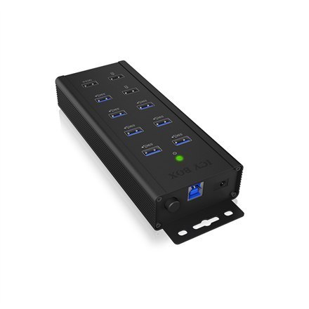 Raidsonic | 7-portowy hub przemysłowy | IB-HUB1703-QC3 | USB Type-A Raidsonic | 7-portowy hub przemysłowy | IB-HUB1703-QC3 | USB Type-A