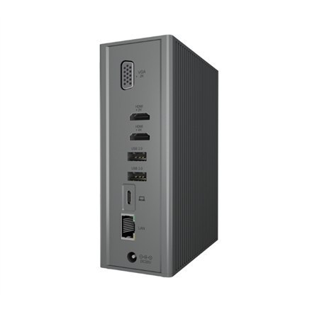 Raidsonic | Icy Box | IB-DK2262AC DockingStation | Dock | Ethernet LAN (RJ-45) ports 1 | VGA (D-Sub) ports quantity 1 | DisplayP Raidsonic | Icy Box | IB-DK2262AC DockingStation | Dock | Ethernet LAN (RJ-45) ports 1 | VGA (D-Sub) ports quantity 1 | DisplayP